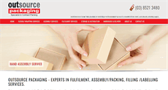 Desktop Screenshot of outsourcepackaging.com.au