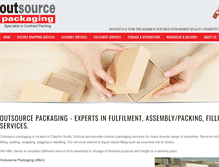 Tablet Screenshot of outsourcepackaging.com.au